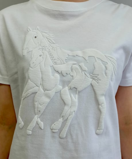 Labyrins  Dont Cry Horse Tshirt White