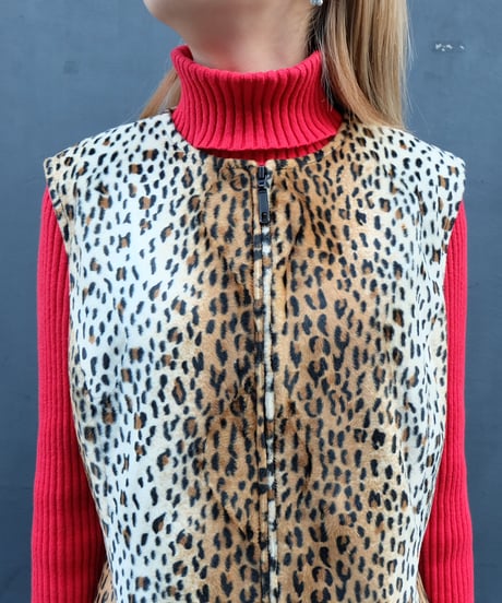 Vintage   Leopard Vest