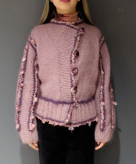 Vintage   mohair Design Knit