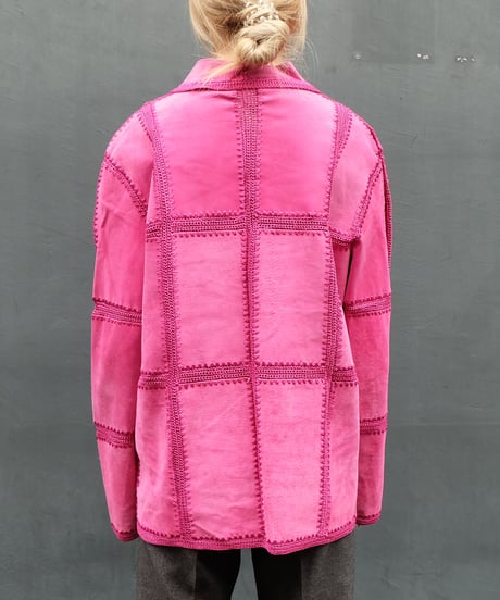 Vintage   Suède  Design Jacket