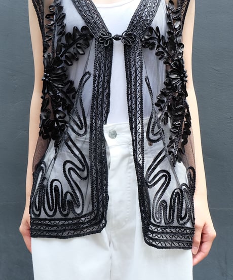 Vintage   See-through Vest