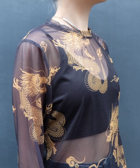 Vintage   See-through Tops