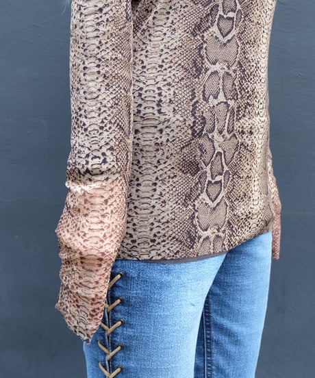 Vintage   Python See-through Tops