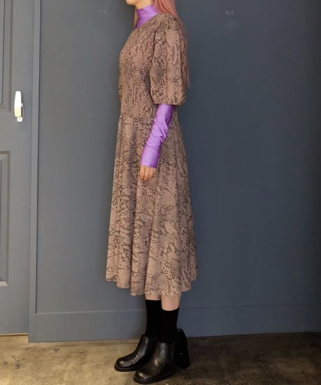 Vintage   Python Pleats Onepice