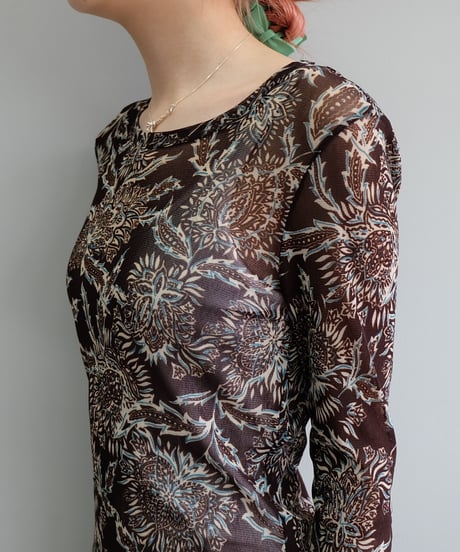 Vintage   See-through Tops