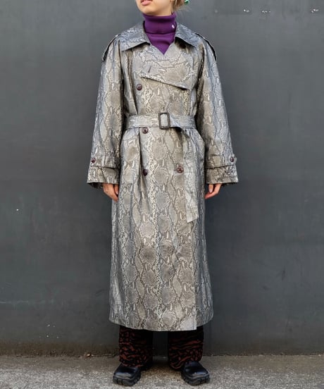 Vintage   Python Trench Coat