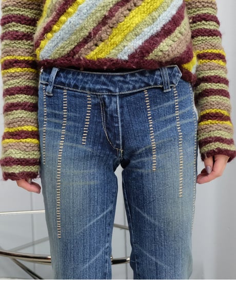 Vintage   Denim Frea Pants