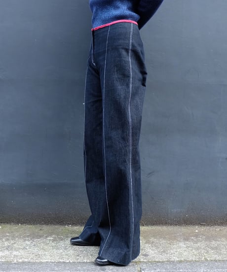 Vintage   Denim Wide Pants