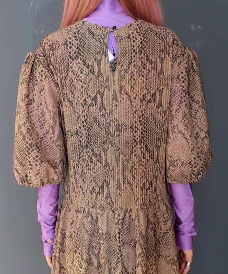 Vintage   Python Pleats Onepice