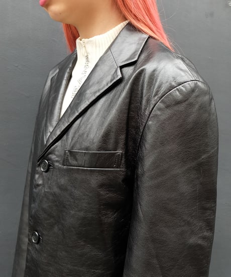 Vintage   Leather Tailored Jacket