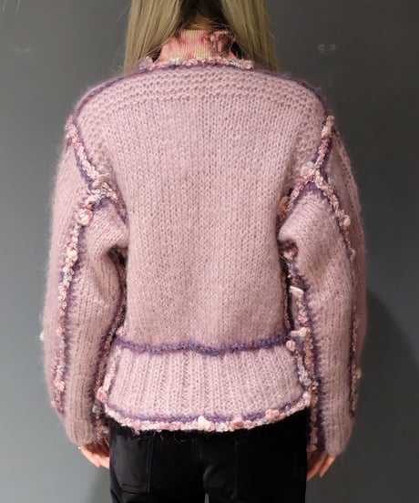 Vintage   mohair Design Knit
