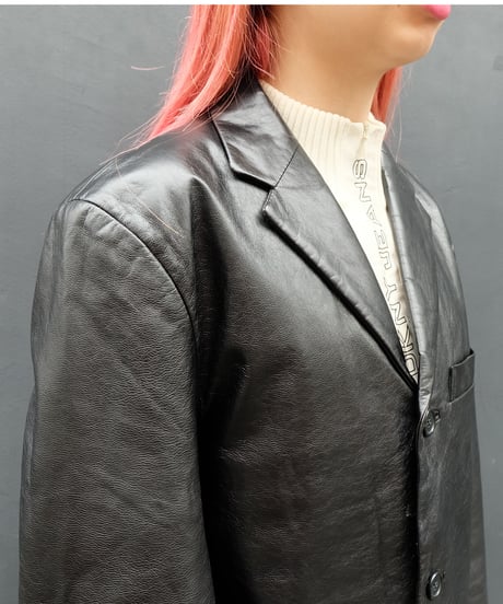 Vintage   Leather Tailored Jacket