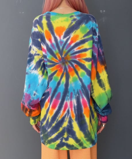 Vintage   Tie-dye Long T-shirt