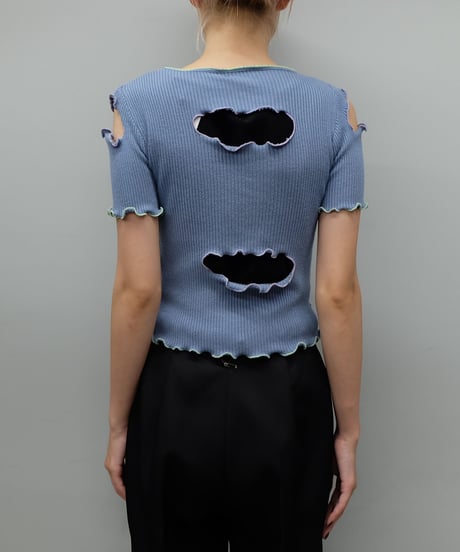 Remake Frill line Short Tops