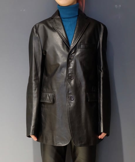 Vintage   Leather Tailored Jacket