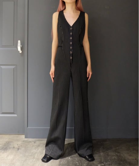 Vintage   Stripe Jumpsuits