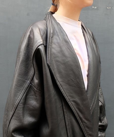 Vintage   Leather Long Coat