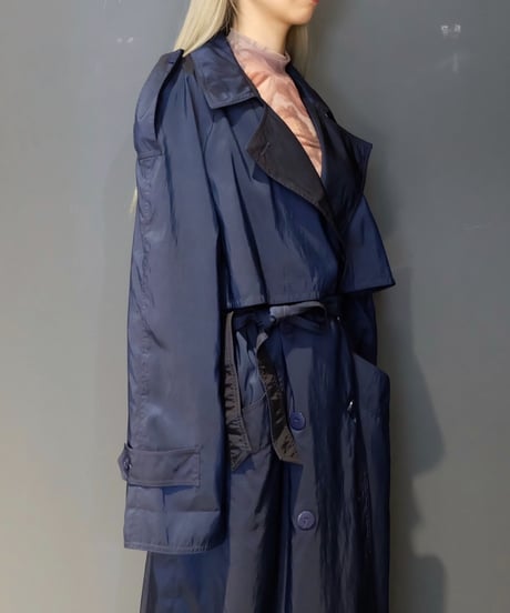Vintage   Shiny Trench Coat