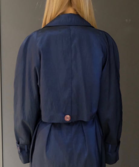 Vintage   Shiny Trench Coat