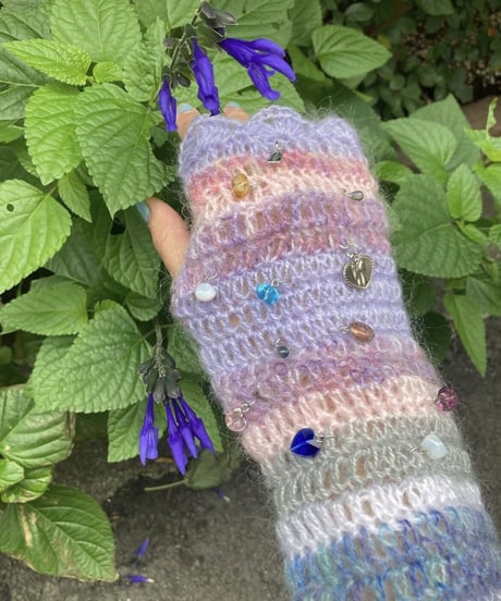 Labyrins Mohair Knit Glove 8