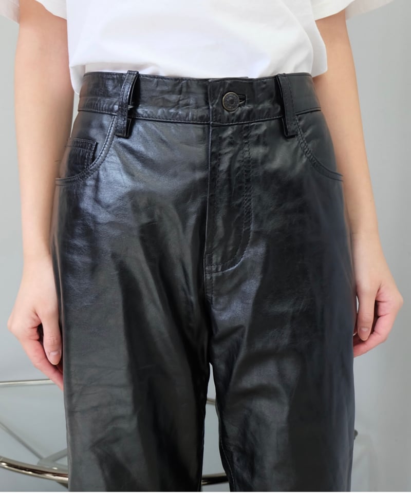 シルエット◎ 90s~ NICORE Archive Leather Pants Vintage Leather Pants | Shury