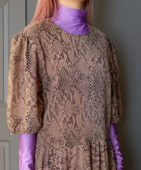 Vintage   Python Pleats Onepice