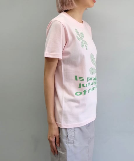 Labyrins   Dot Flower Tshirt    Pink