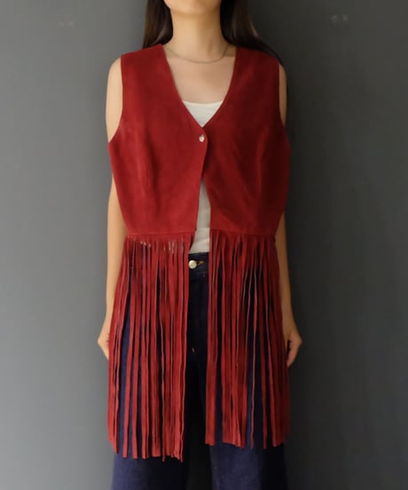 Vintage   Fringe Vest