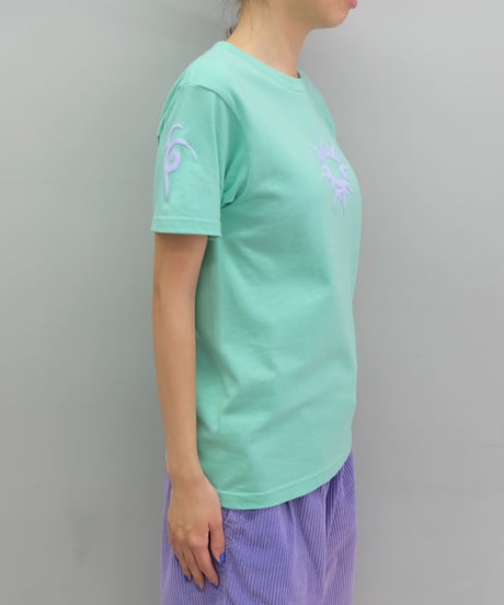 Labyrins  Tribal Tattoo Tshirt Green