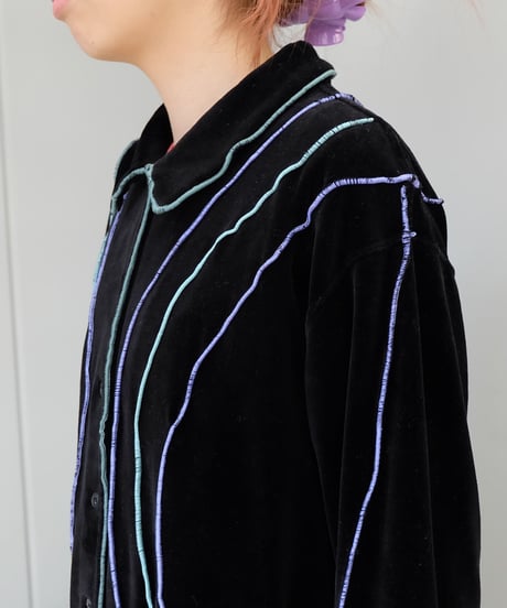 Frii Line Velours Shirt