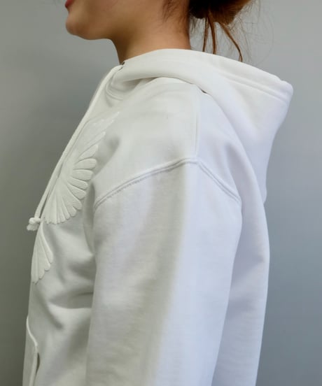 Labyrins  Love Dove Hoodie White