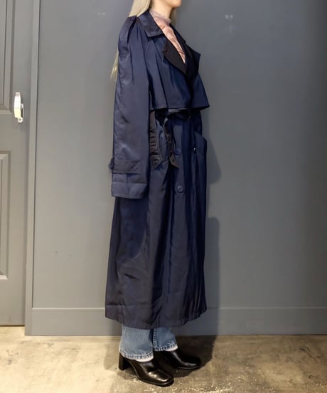 Vintage   Shiny Trench Coat