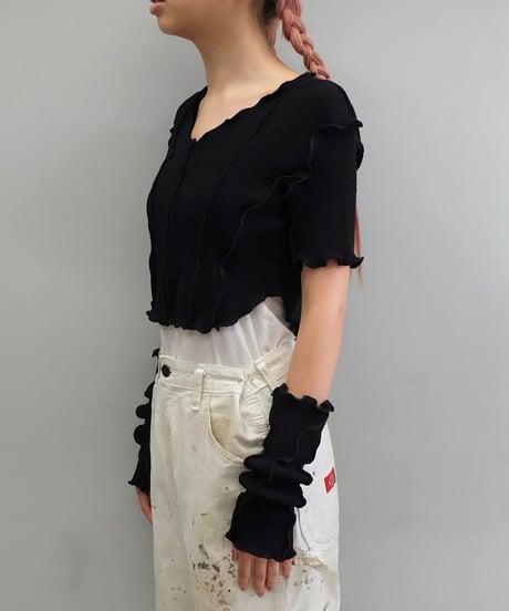 Remake Frill line Arm Tops