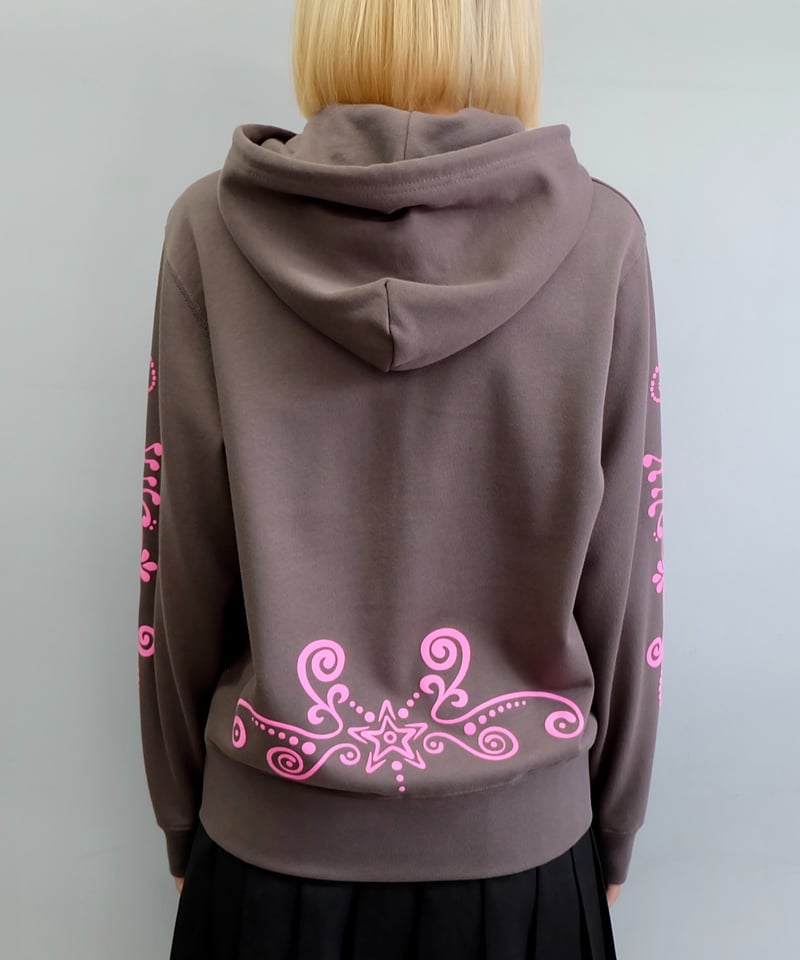 【完売品】labyrins shury botanical hoodie Labyrins Botanical Hoodie Beige | Shury