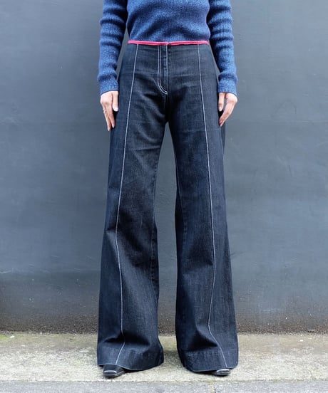 Vintage   Denim Wide Pants