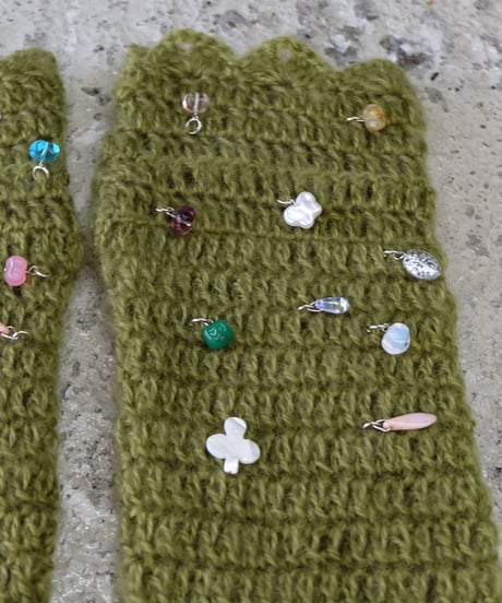Labyrins Mohair Knit Glove 9