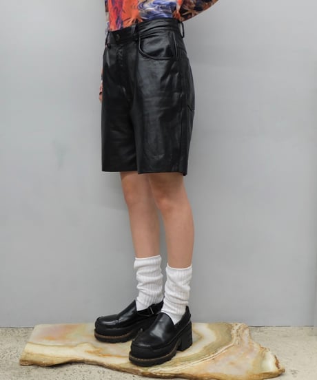 Vintage   Leather Short pants