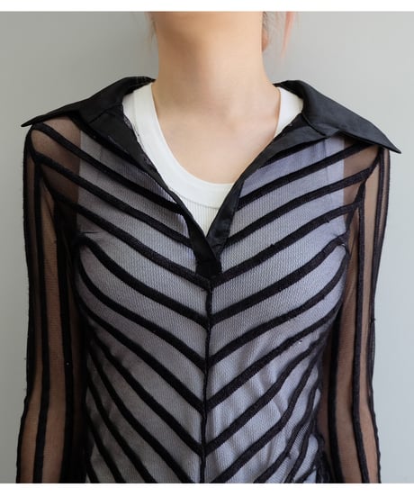 Vintage   See-through Tops