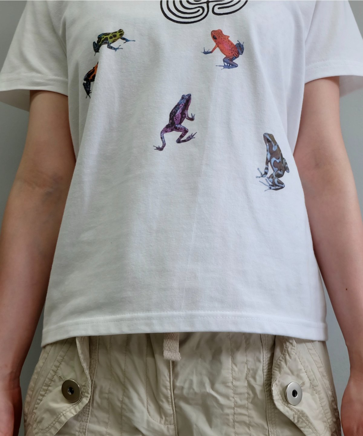 Labyrins Groovy Frog Tshirt Black | Shury