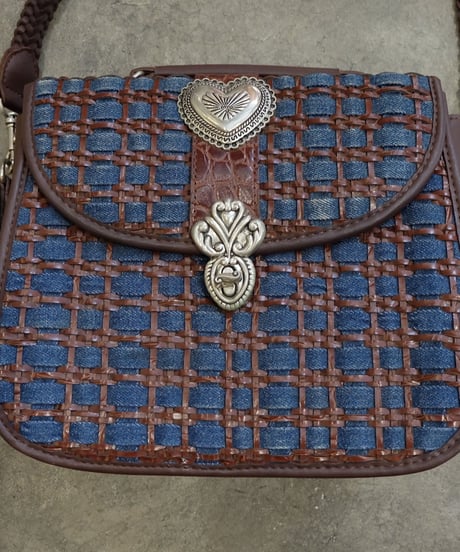 Vintage   Concho Leather Bag