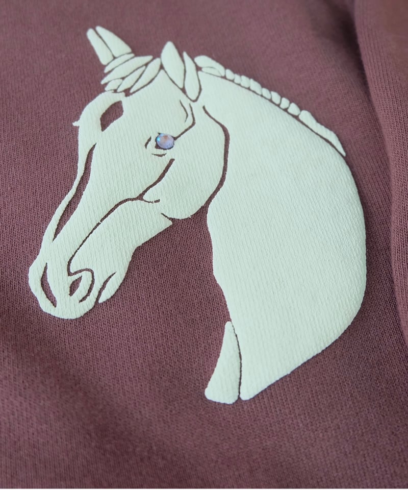 Labyrins Dont Cry Horse Hoodie Brown | Shury
