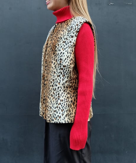 Vintage   Leopard Vest