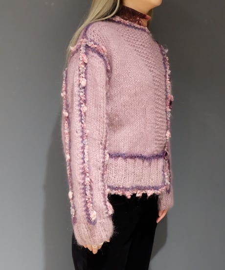 Vintage   mohair Design Knit