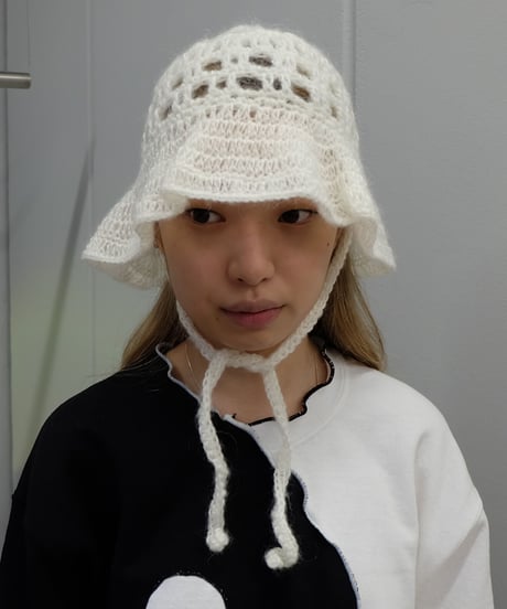 Labyrins   Mohair Knit Hat Himo