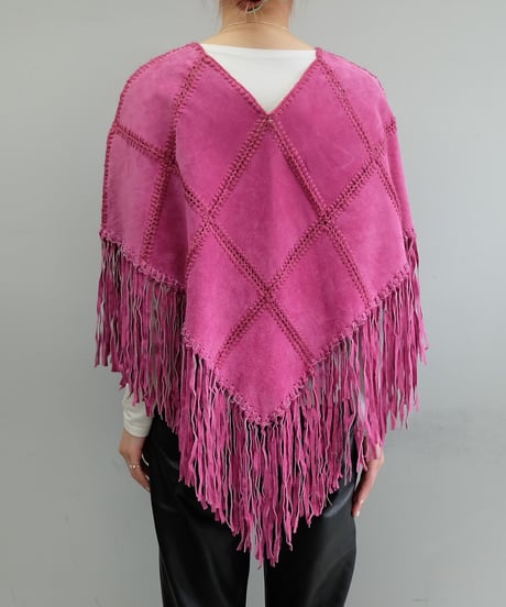Vintage   SuèdePoncho