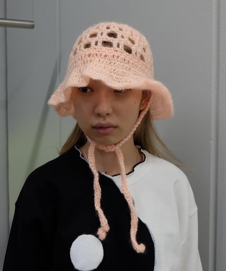 Labyrins   Mohair Knit Hat  Himo
