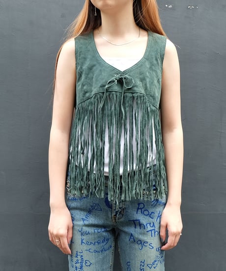 Vintage   Fringe Vest