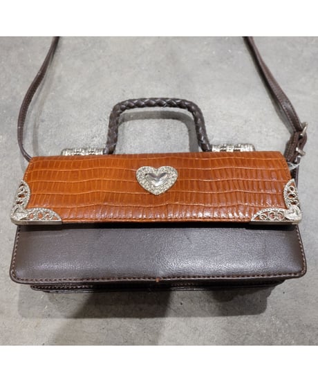 Vintage   Concho Leather Bag