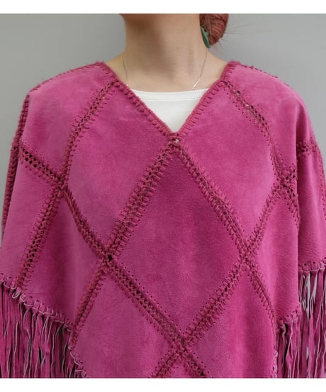 Vintage   SuèdePoncho