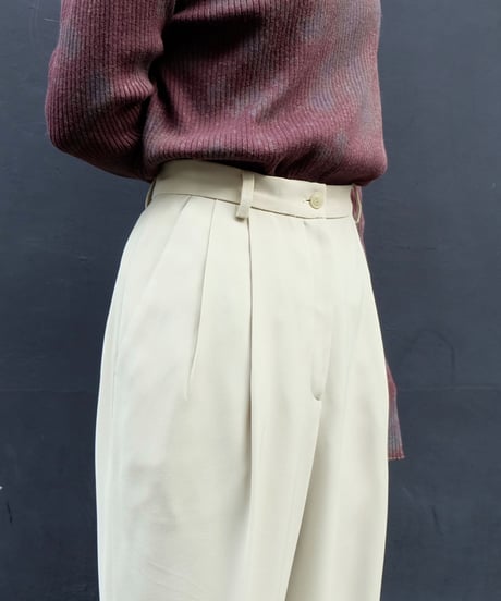 Vintage   Collar Slacks Pants